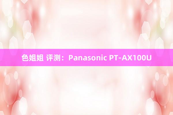 色姐姐 评测：Panasonic PT-AX100U